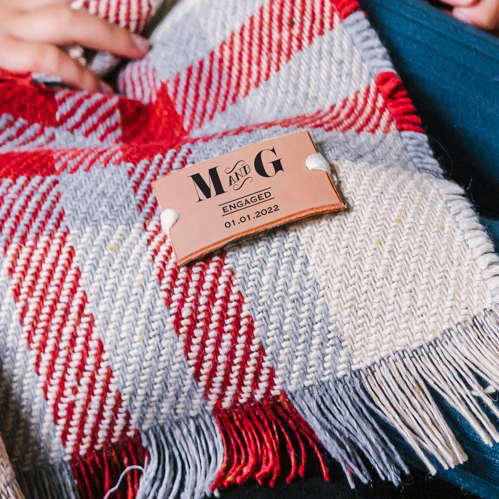 Personalised Valentines Gift Blanket By Delightful Living