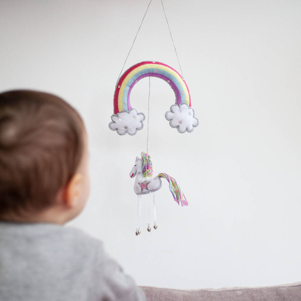 Image of Rainbow Unicorn Hanging Ornament