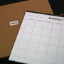 Monthly Wall Planner Note Pad, 50 Sheets, thumbnail 5 of 5