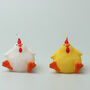 G Decor Yellow Or White Chicken Hen Farmhouse 3D Candle, thumbnail 4 of 5