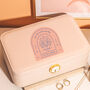 Personalised Star Sign Arch Cream Jewellery Box, thumbnail 1 of 6