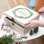 Personalised Couple's Wreath Christmas Eve Box, thumbnail 5 of 12