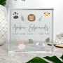 Personalised Jungle New Baby Christening And Nursery Crystal Token, thumbnail 5 of 7