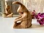 Yoga Bunny Rabbit Statue 13cm Pilates Gift Home Decor, thumbnail 1 of 10