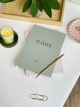 Personalised Undated Diary, A5 Week To View Planner, 5 of 11