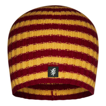 Cashmere Striped Beanie Hat In Rugby Colours, 6 of 12