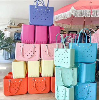 Summer’s Newest Croc Style Beach Bag, Free Name Initial, 7 of 12