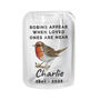 Personalised Robin Memorial Feather Tealight Holder, thumbnail 4 of 4