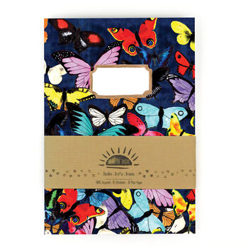 Lepidoptera Butterfly Print A5 Notebook, 4 of 8