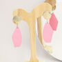 Frosted Clay And Gold Plated Earrings, thumbnail 2 of 5