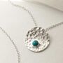 Sterling Silver Shimmering Gemstone Necklaces, thumbnail 7 of 9
