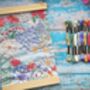 Summer Garden Embroidery Hanging Panel, thumbnail 1 of 12