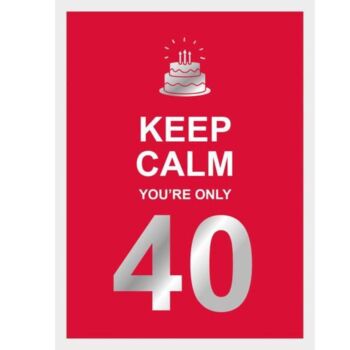 Seven Days Of 40th Birthday Countdown 'Advent' Calendar, 2 of 12