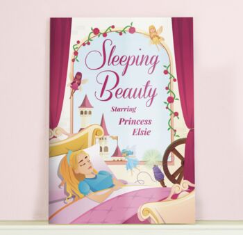 Personalised Sleeping Beauty Softcover Book, 2 of 4