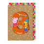 Handmade Peppa Pig 3rd Birthday Greeting Card, thumbnail 1 of 2