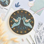 Birds Of A Feather Hoop Embroidery Kit, thumbnail 1 of 5