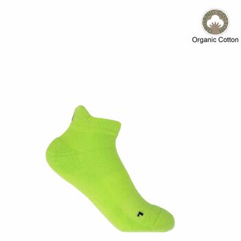 Block Stripe And Neon Organic Women's Trainer Socks, 2 of 8