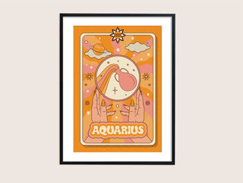 Zodiac Aquarius Print, 2 of 5