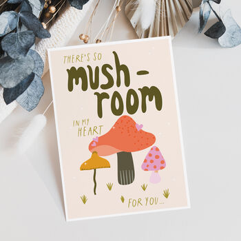 Cute Mushroom Valentine's Card, 5 of 5