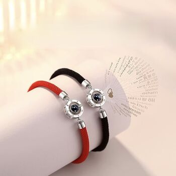 I Love You In 100 Languages Braided Valentines Bracelet, 2 of 7
