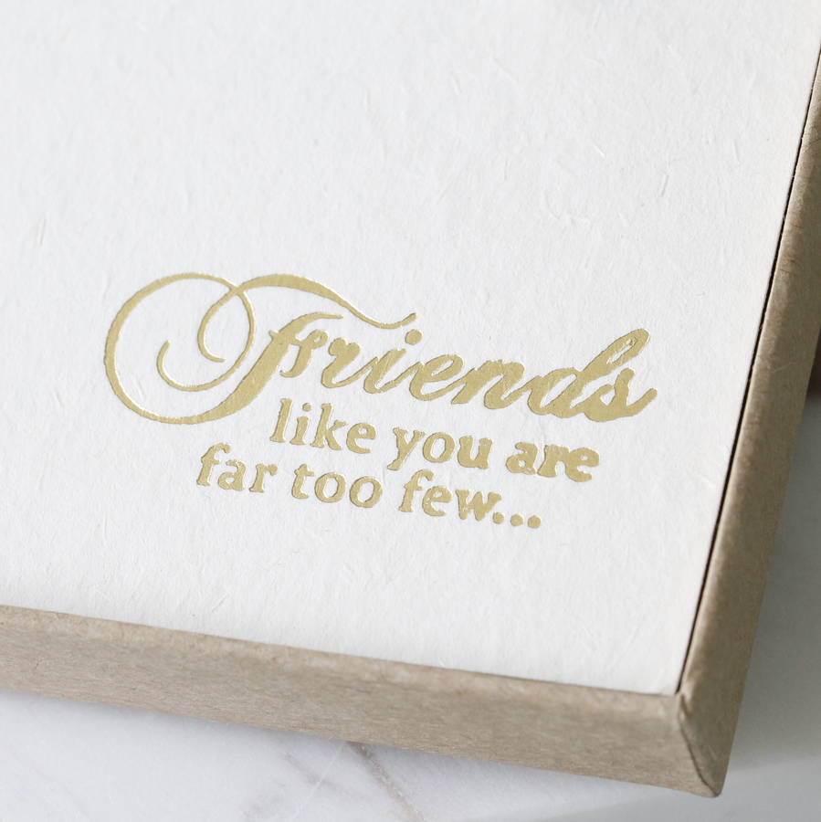 'to my best friend' friendship knot earrings by attic