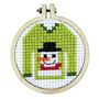 Tis The Season To Be Ugly! Christmas Mini Matchbox Cross Stitch Kit, thumbnail 3 of 5