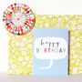 Mini Bubble Happy Birthday Card, thumbnail 4 of 5
