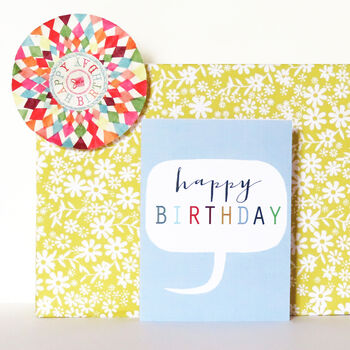 Mini Bubble Happy Birthday Card, 4 of 5