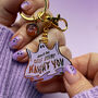 Don't Let Self Doubt Haunt You Halloween Ghost Keychain, thumbnail 3 of 3