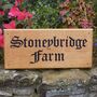 Personalised Oak House Sign, thumbnail 4 of 11