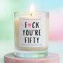 Funny 50th Birthday Gift You're Fifty Candle, thumbnail 1 of 6