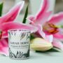 Petite Scented Candle Stargazer Lily And Cinnamon, thumbnail 3 of 6