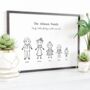 Personalised Family Stick Print, thumbnail 1 of 5