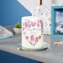 Floral Christening Candle Gift, thumbnail 7 of 8