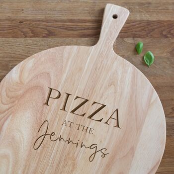 Personalised Family Pizza Board, 2 of 3