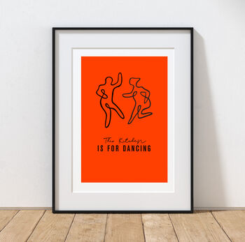 Personalised 'This Kitchen Is For Dancing' Print, 2 of 10