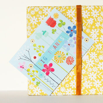 Mini Floral Big Thanks Card, 3 of 4