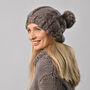 Ted Cable Hat Intermediate Knitting Kit, thumbnail 4 of 7