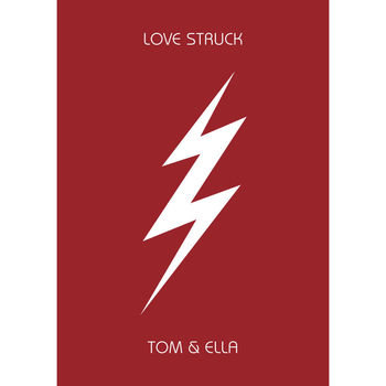 Personalised Love Struck Valentines Art Print, 2 of 4
