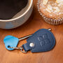 Recycled Bottles Keyring With Disabled Toilet Radar Key In Navy, thumbnail 2 of 4