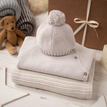 Baby Luxury Mini Stripe Knitted Gift Box, 4 of 12