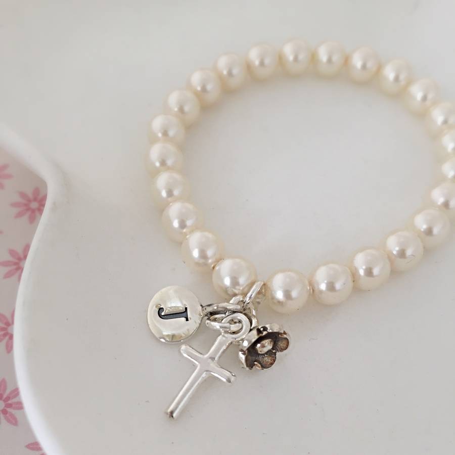 Christening Bracelet By Sophie Jones Jewellery | notonthehighstreet.com