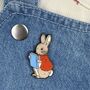 Peter Rabbit | Flopsy Enamel Pin Badge, thumbnail 2 of 3