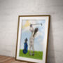 Personalised Womens Golf Print, thumbnail 4 of 10