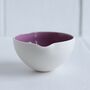 Handmade Porcelain Watercolour Cooks Bowl, thumbnail 7 of 12