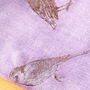 Great British Birds Rose Gold Foil Scarf, thumbnail 9 of 9