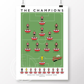 Lincoln City The Champions 2025/26 Poster, 2 of 6