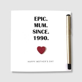 Mother's Day Card Personalised Epic Mum, 2 of 2