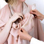 Personalised Shimmering Silky Wedding Scarf, thumbnail 5 of 12