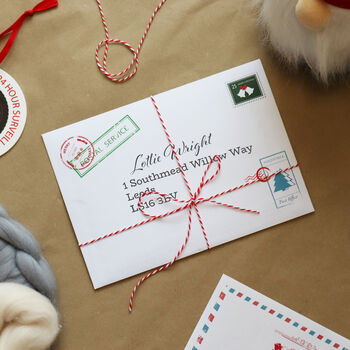 Personalised Letter From Santa With Santa Camera Bauble, 5 of 6